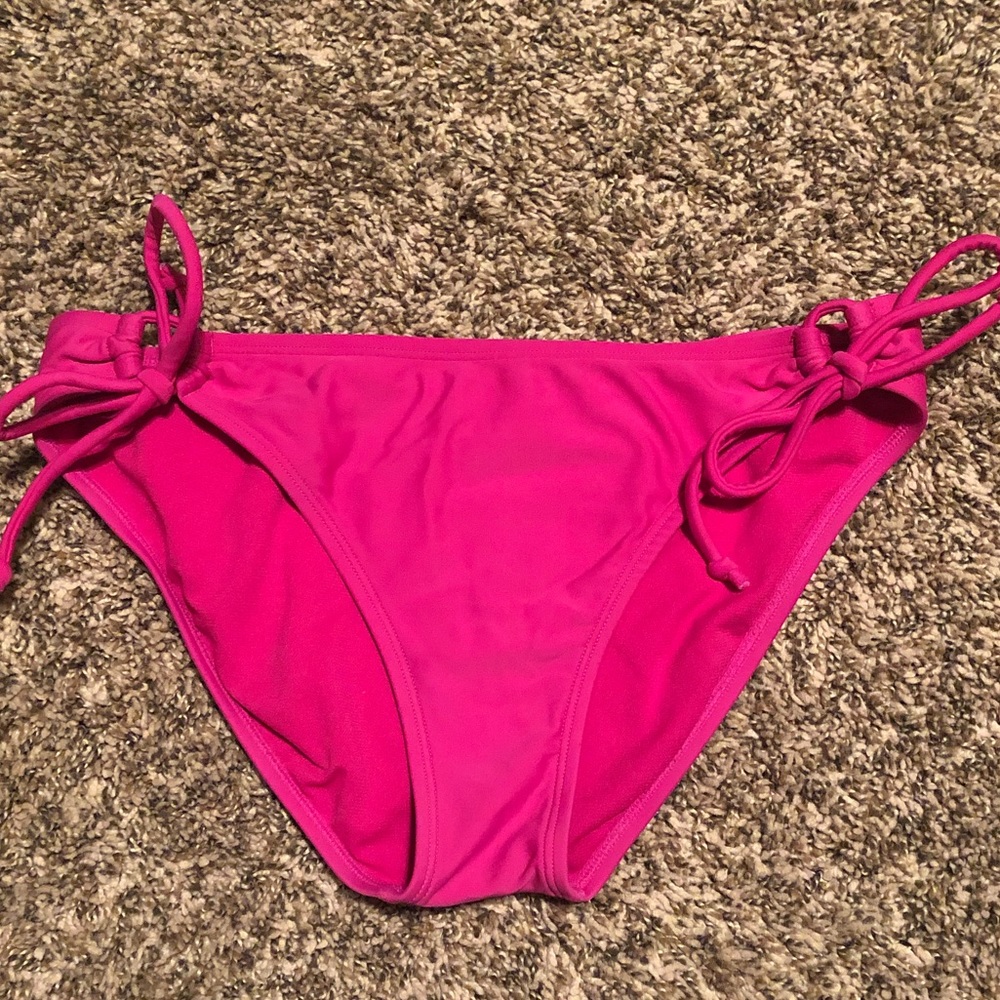 Pink bikini bottoms